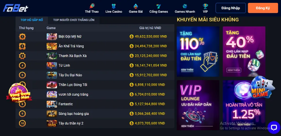 Game bắn cá U888VIP0